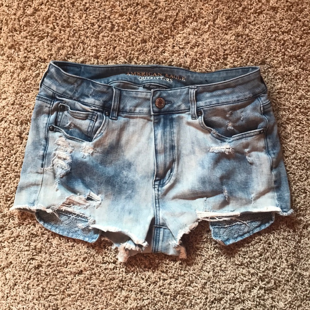 American Eagle Hi-Rise Denim Shorts